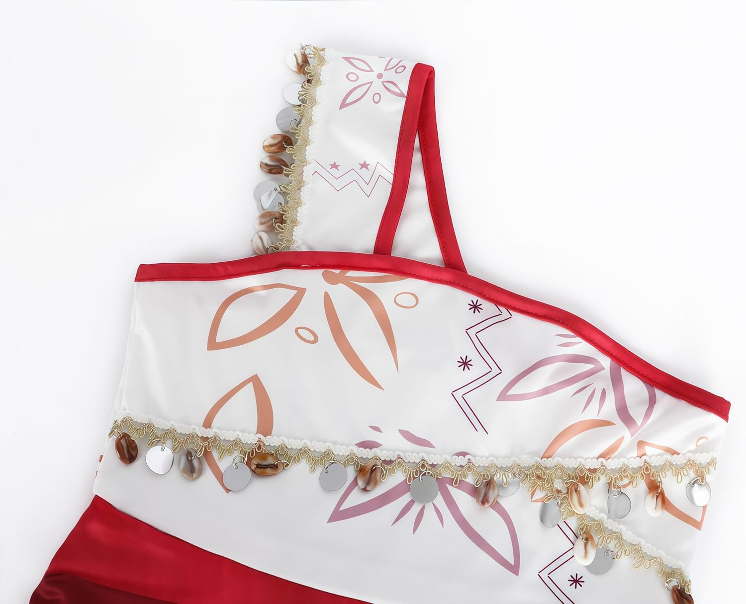 Girls Princess Dress Toddler Halloween Costume Birthday Party Outfits for Girl Dress up Clothes Top Skirt Set with Accessories Necklace image number 6