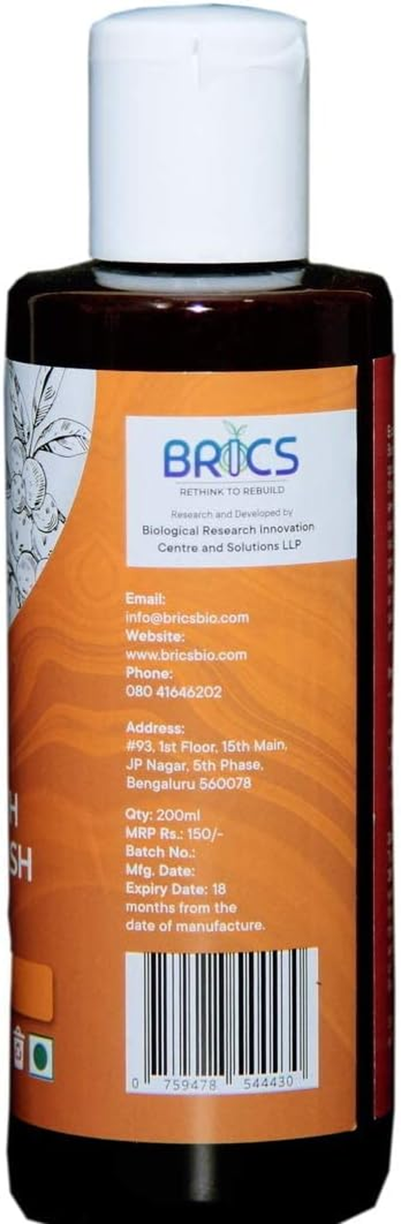 Shower Combo - Ecosattva 3R - Natural Bath&Body Wash and Natural Shampoo (200Ml Each) image number 1