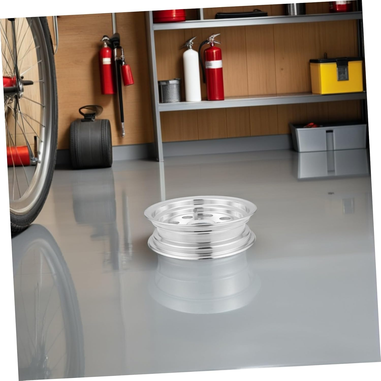 CHILDWEET Mini Motorcycle Front Wheel Rim Replacement Lightweight Aluminum Alloy Spare Part for Monkey Zj Series Enhanced Traction and Stability Easy Installation for Improved Handling image number 1