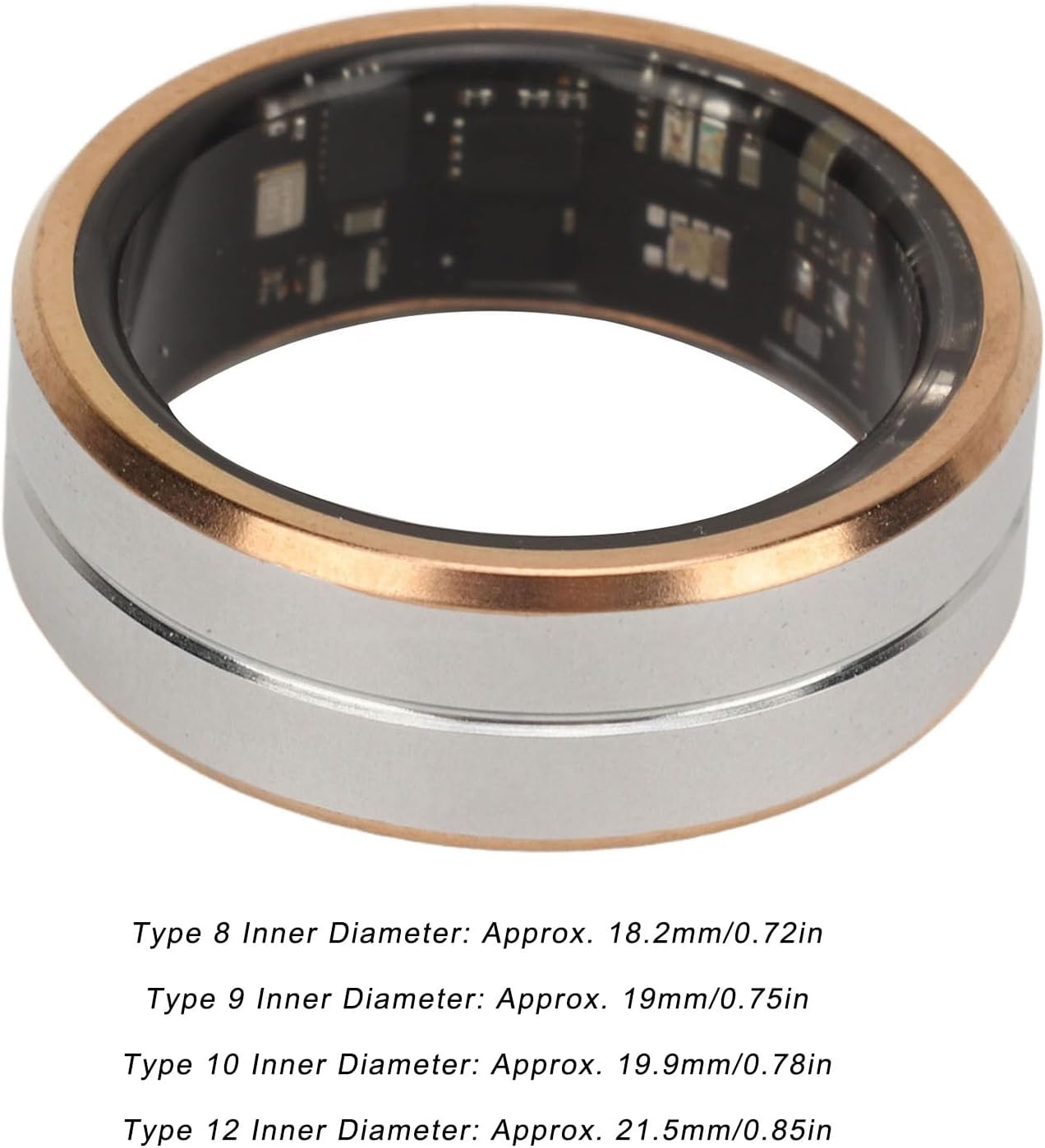 Unisex Fitness Tracker with Sleep Monitor IP68 Waterproof Smart Wearable for Men Women 7-Day Battery Bluetooth Connectivity 10 Size Options image number 3