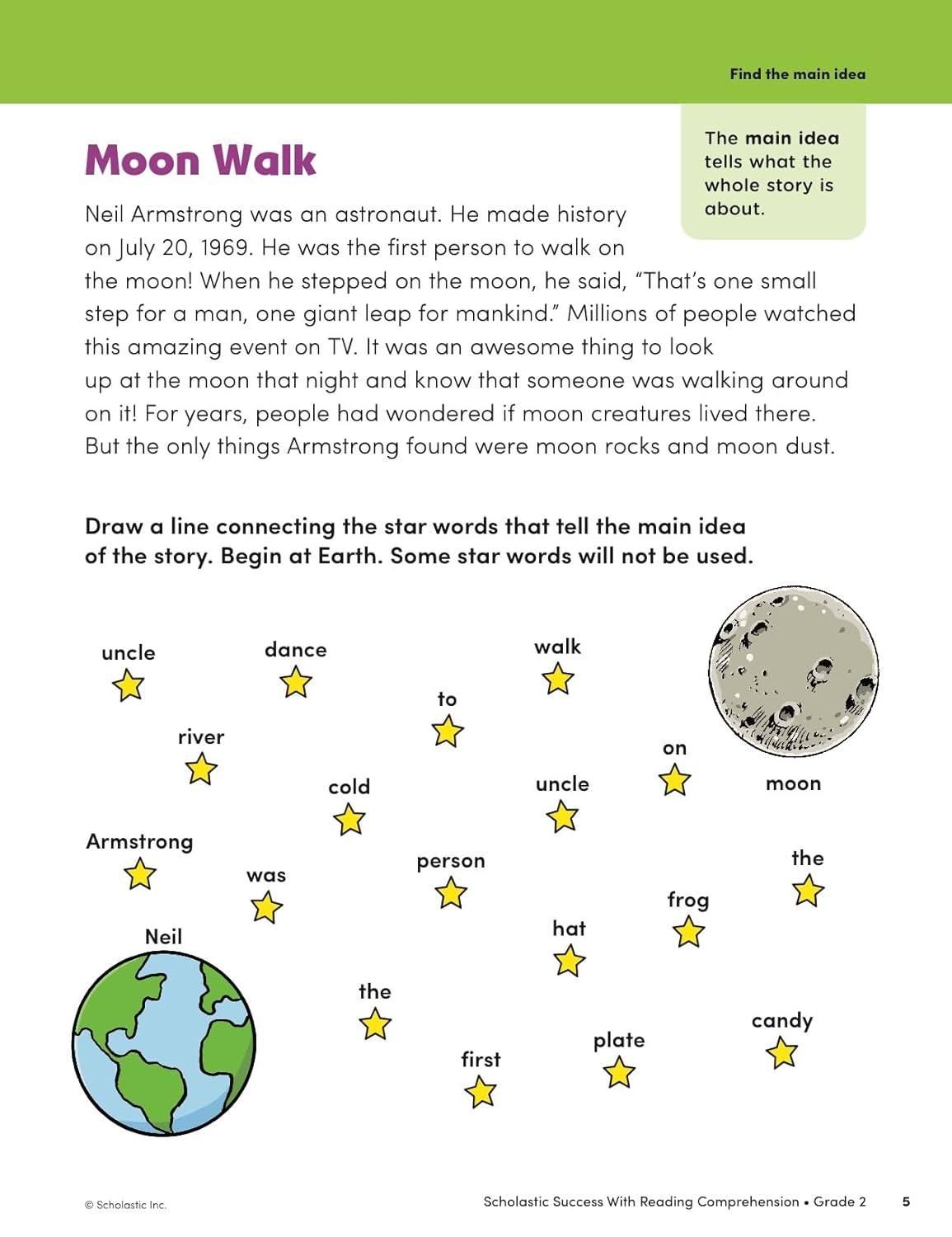 Scholastic Success with Reading Comprehension Grade 2 Workbook image number 4