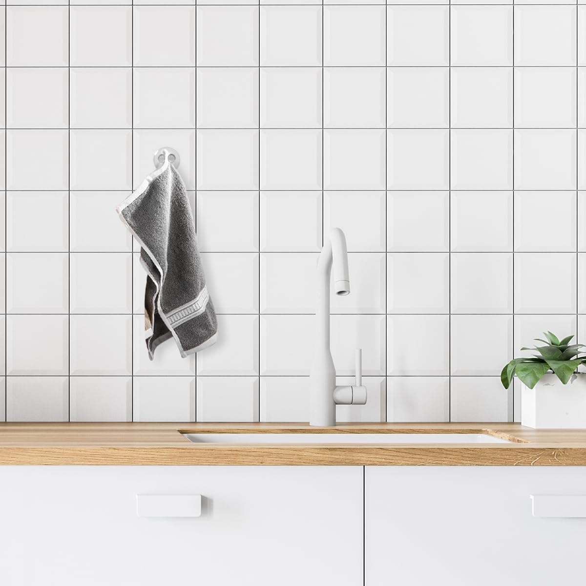 8 PCS Multi-Function Hook for Wall Hanging in Bathroom, Waterproof Toothbrush Holders, Wall Mounted Razor Holder for Shower, Self Adhesive Towel Hook, Bathroom Kitchen Office Accessories image number 5