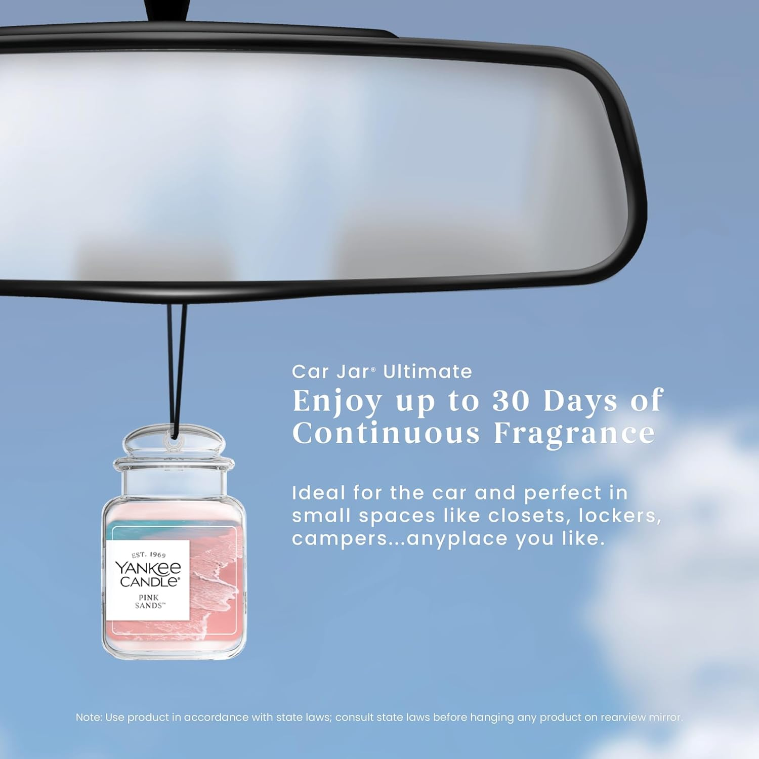 Yankee Candle Pink Sands Car Jar Ultimate image number 4