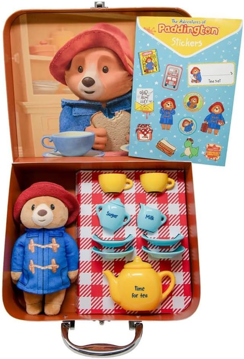 Paddington Bear Paddington TV Soft Toy & Tea Set in Suitcase image number 6
