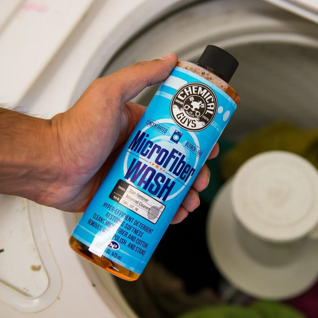 Chemical Guys CWS_201_16 Microfiber Wash Cleaning Detergent Concentrate (16 Oz) image number 3