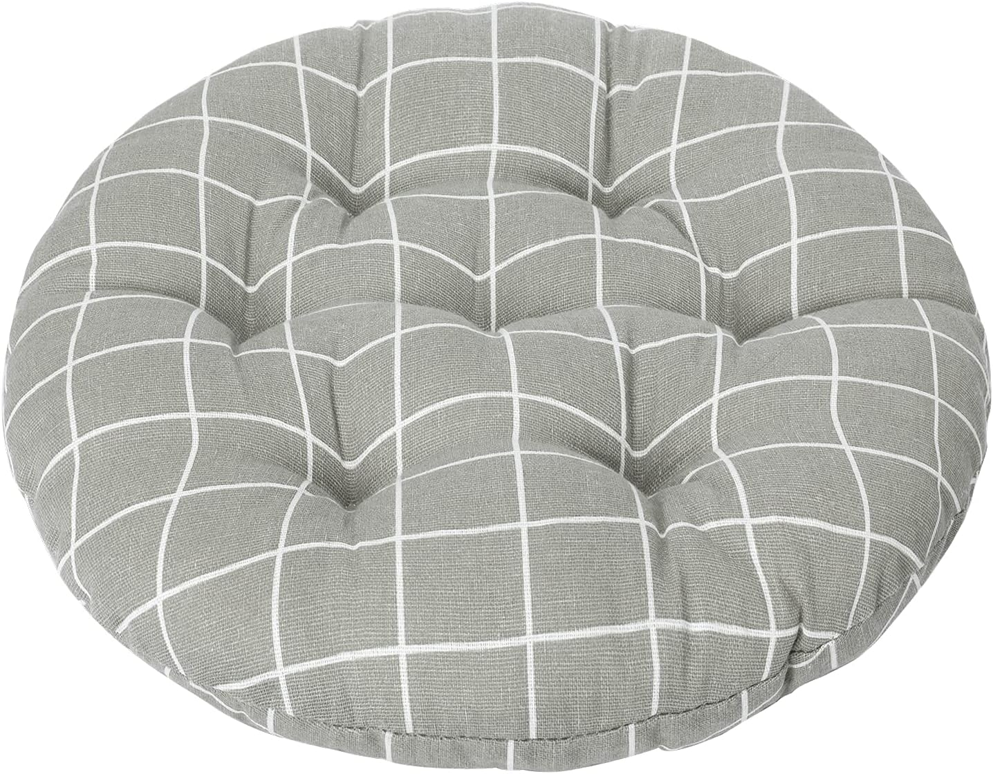 Homemiyn round Seat Patio Cushion Floor Pillow Cushion round Chair Cushion Outdoor Seat Pads for Sitting Meditation Yoga Living Room Sofa Balcony 15 Inch