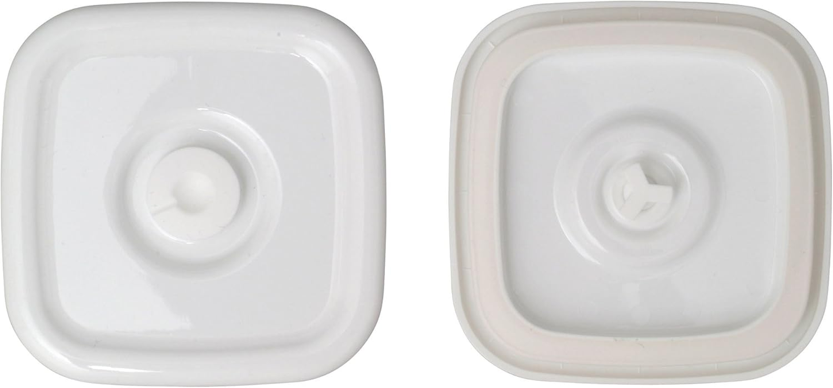 Nodahoro MFS-ML White Series Airtight Lid Square for Ml/Stockers with Handle, Made in Japan