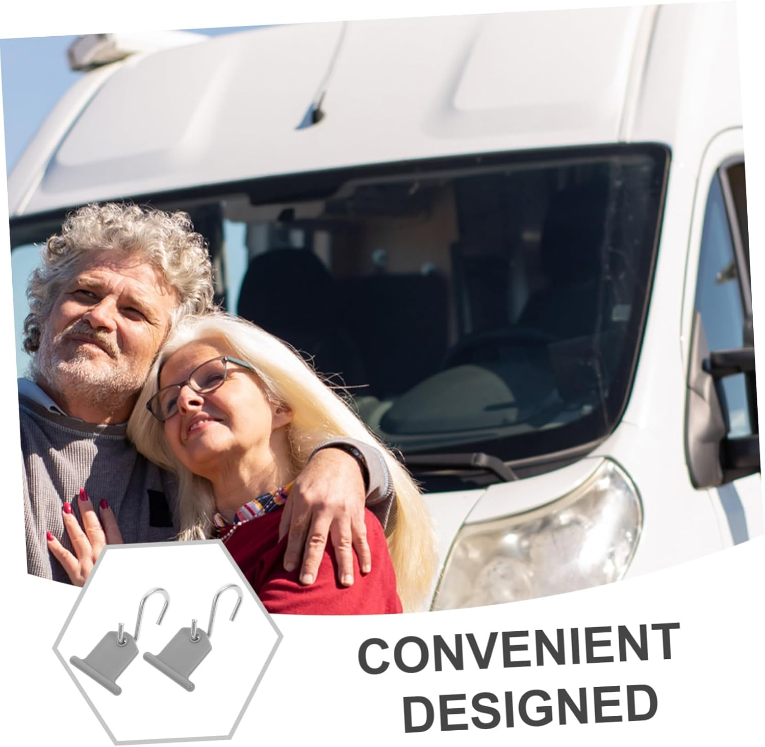 16Pcs Rv Awning Hooks Stainless Steel Hooks for Rv Awning Easy Install Camping Supplies image number 2