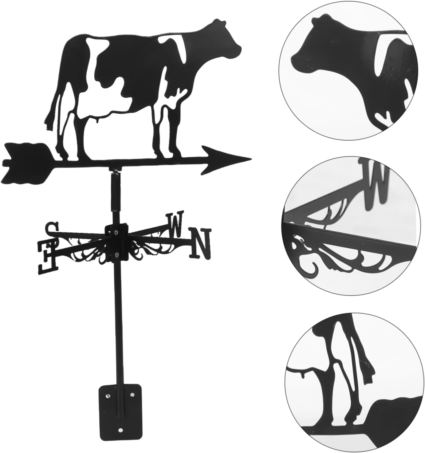 VANZACK 1 Set Decor Iron Metal Weather Vanes for Yard Weather Vane image number 3