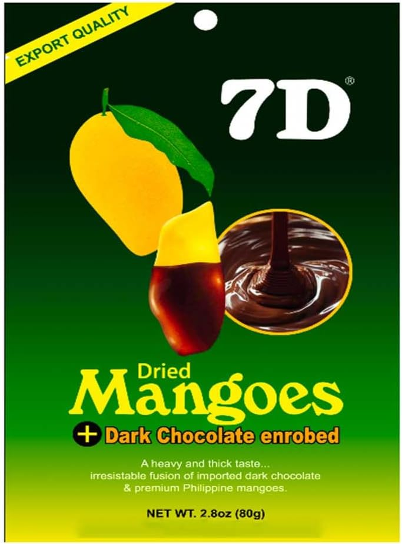 7D Dried Mangorind Export Quality 175G Product of the Philippines Dried Mango Snacks image number 2