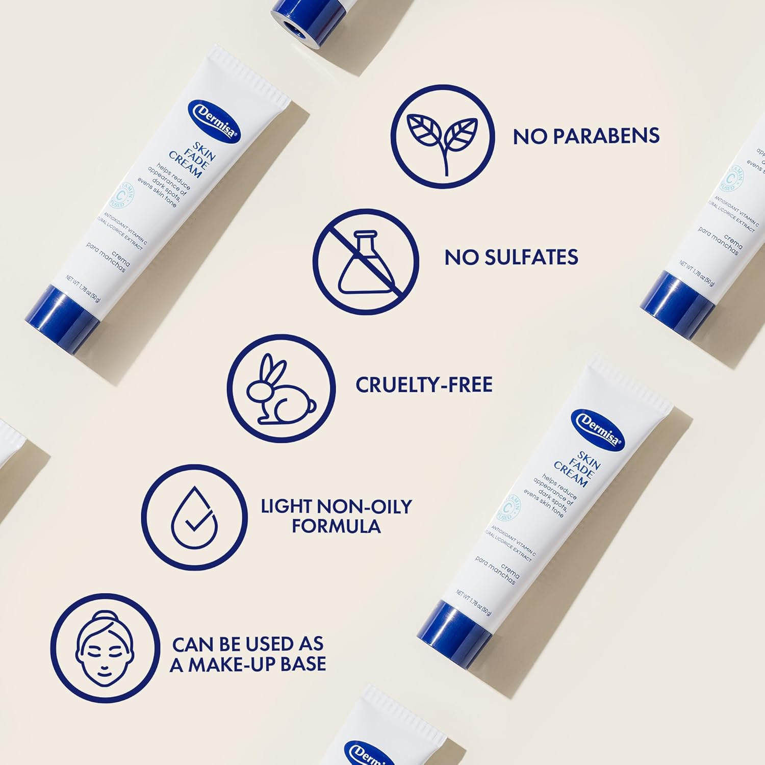 Skin Fade Cream by Dermisa for Unisex - 1.78 Oz Cream