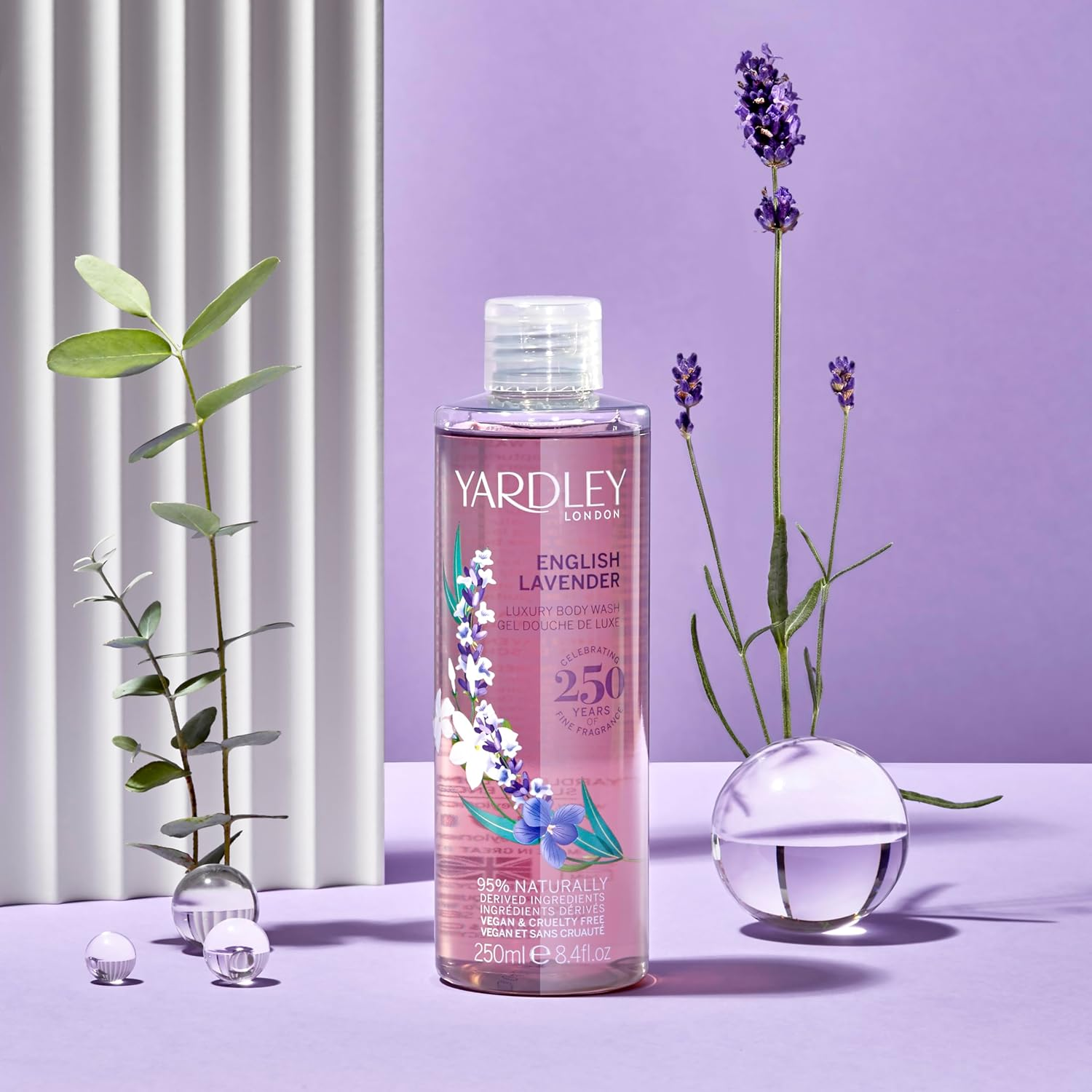 English Lavender by Yardley Luxury Body Wash 250Ml