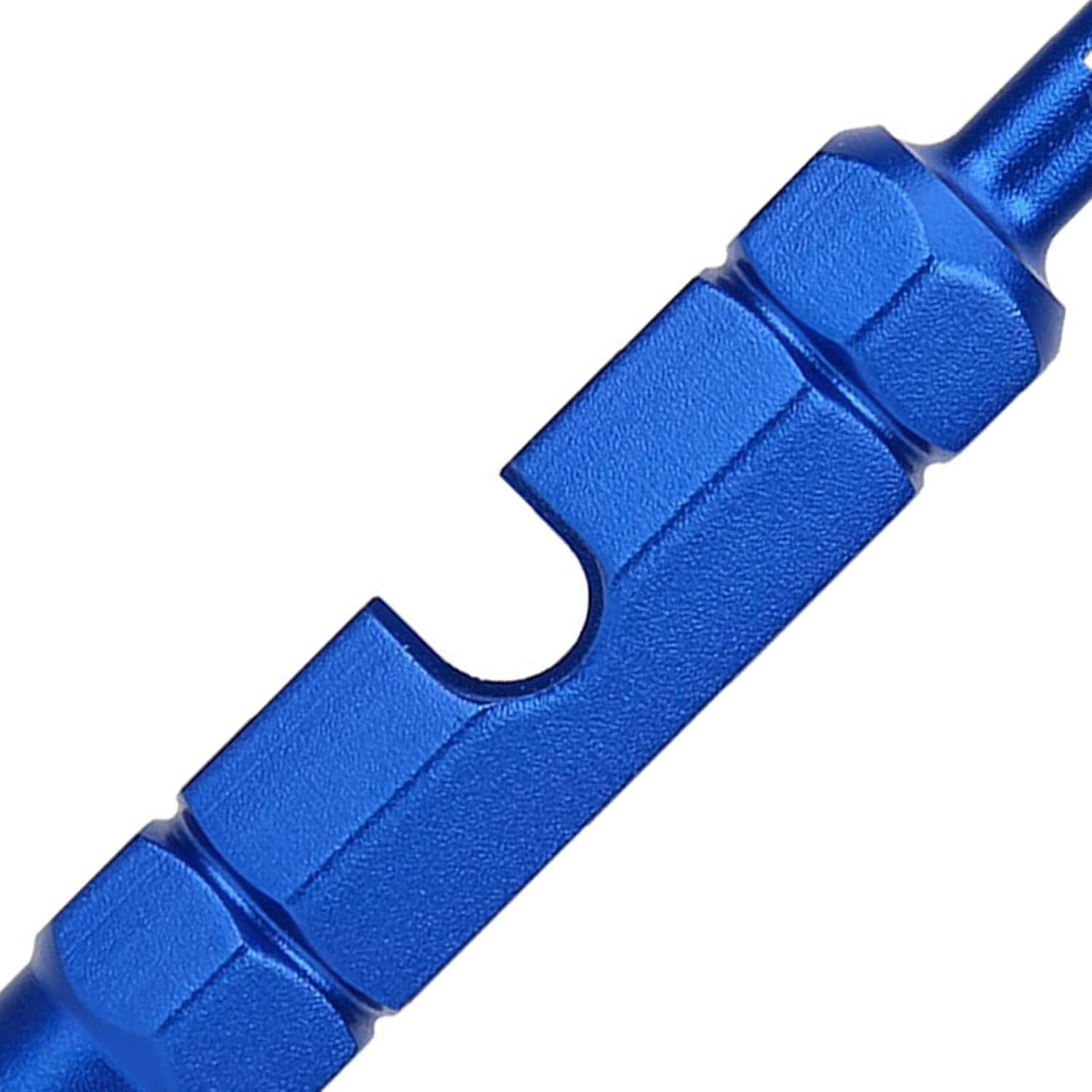 Multi-Function Tire Valve Remove Tool for Presta and Schrader, Handy Cycling Accessory for Tubeless Enthusiasts, Solid Aluminum Alloy Blue 1Pc image number 1