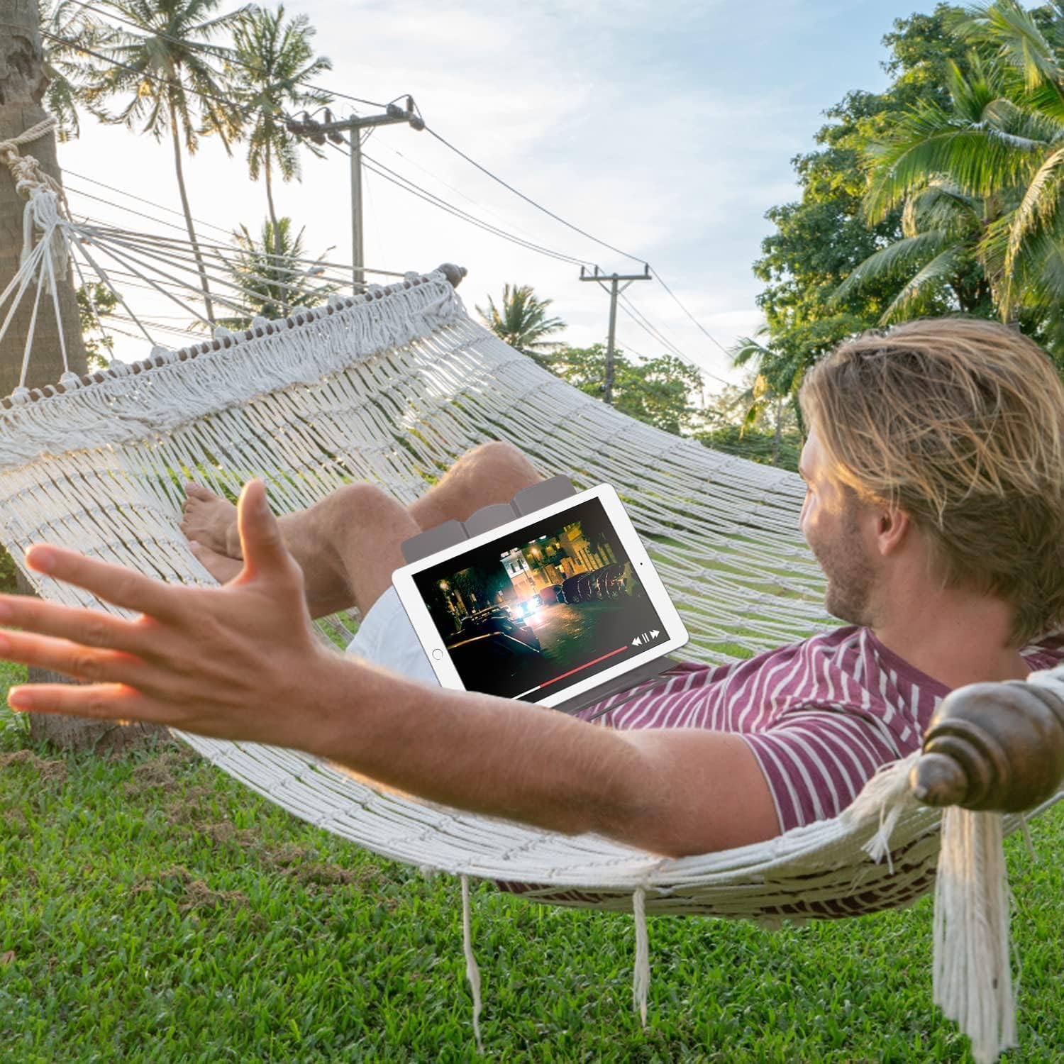 Desk Book Stand Metal Reading Rest Book Holder Angle Adjustable Stand Document Holder Portable Sturdy Lightweight Bookstands-Textbooks Tablet Music Books Cook Recipe (Grey) image number 1