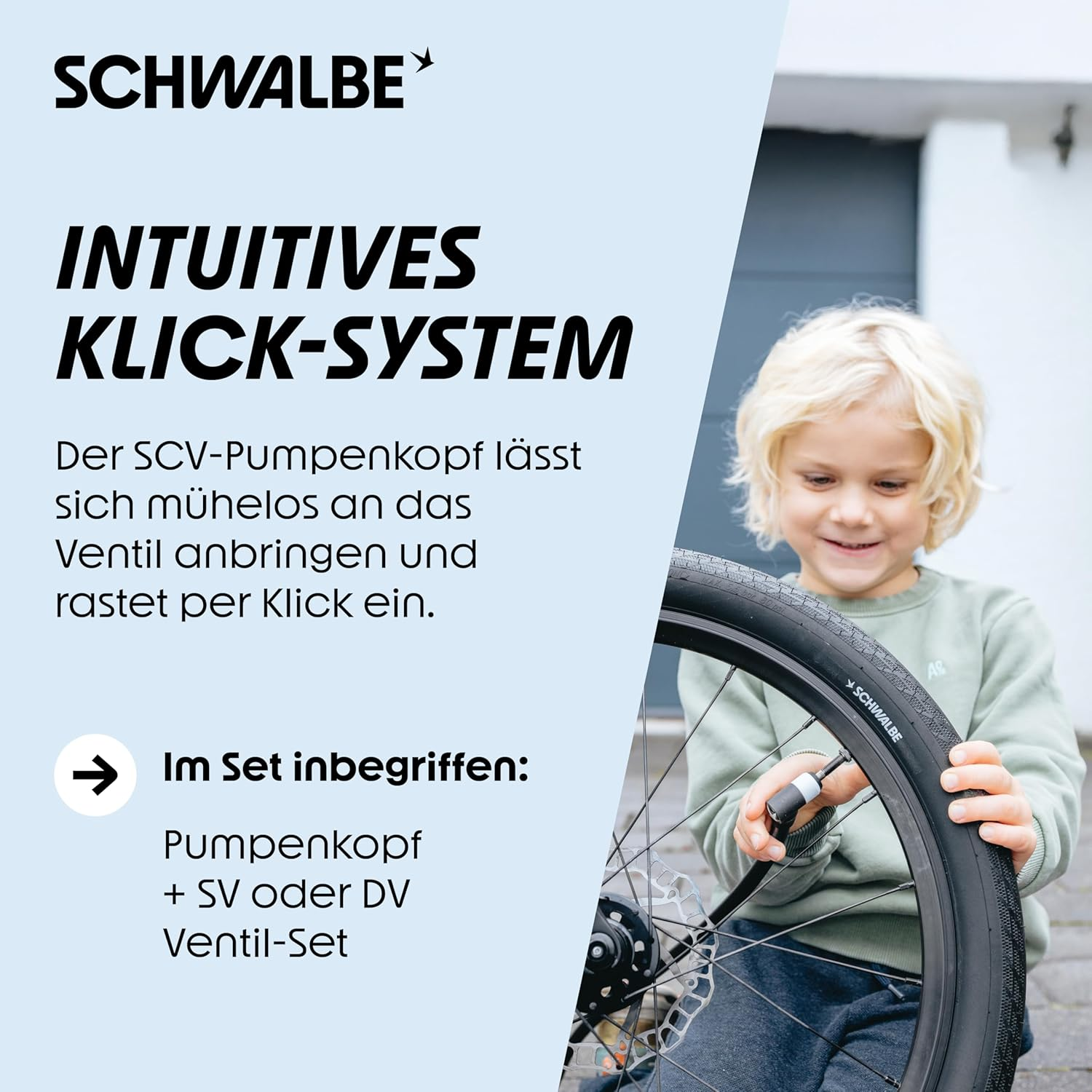 Schwalbe Bicycle Valve Attachment - SV-SCV Conversion Kit (Black, Synthetic Rubber) image number 2