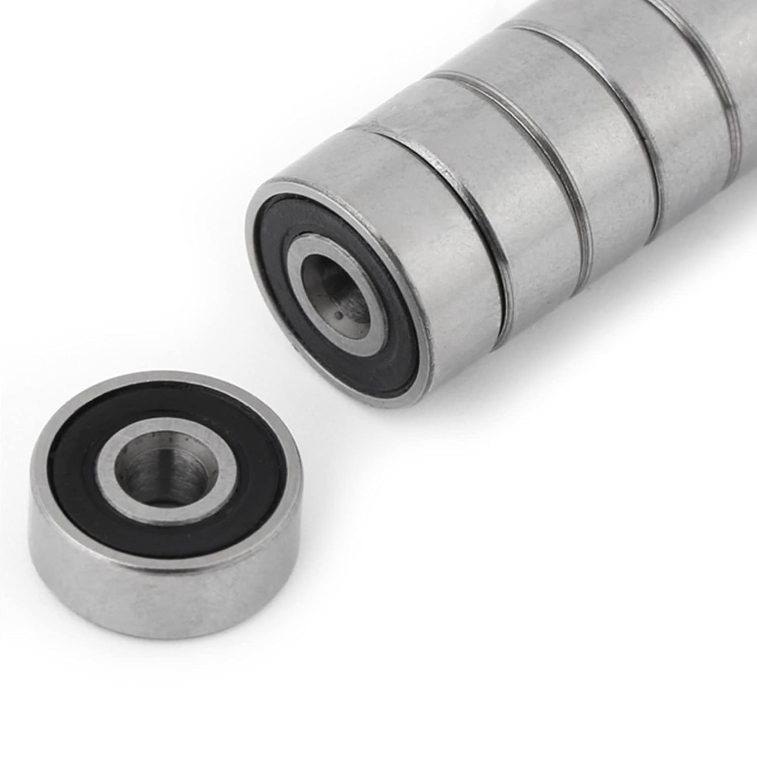 10Pcs 623 2RS Miniature Bearings, Mini Ball Bearings, Small, 3X10X4Mm, Double Rubber Sealed for 3Mm Shaft, Mechanical Equipment, Electrical Instruments, Toys image number 1