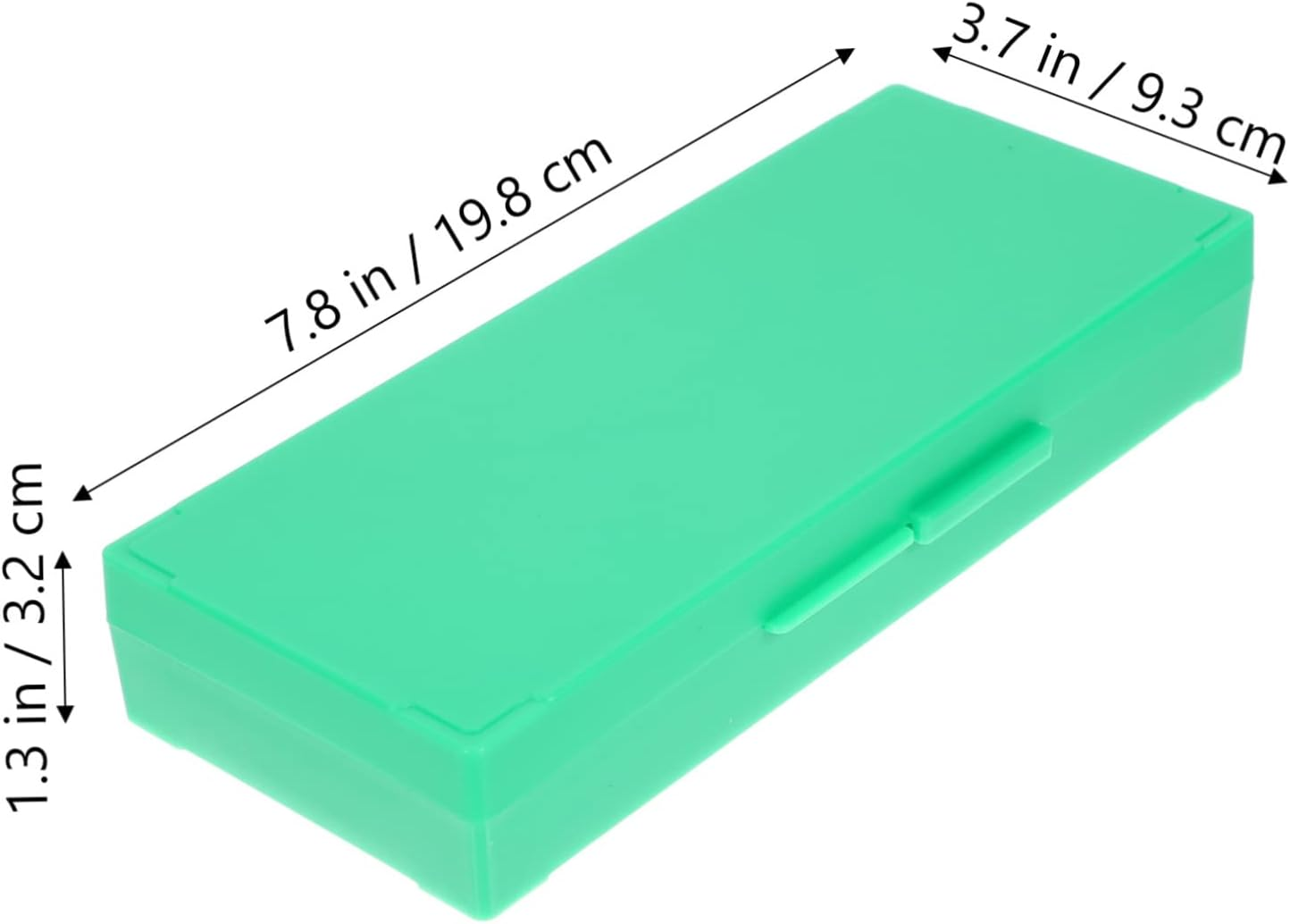 Baluue 2Pcs Box Microscope Slide Holder Box Glass Slide Storage Container Material for Lab image number 4