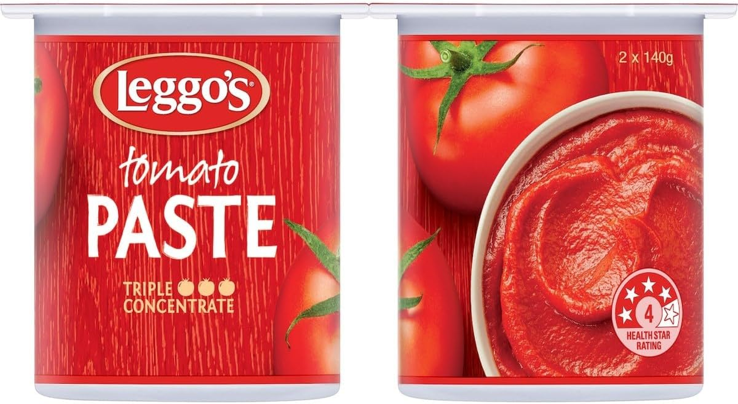 Leggo'S No Added Salt Tomato Paste 2 X 140 G