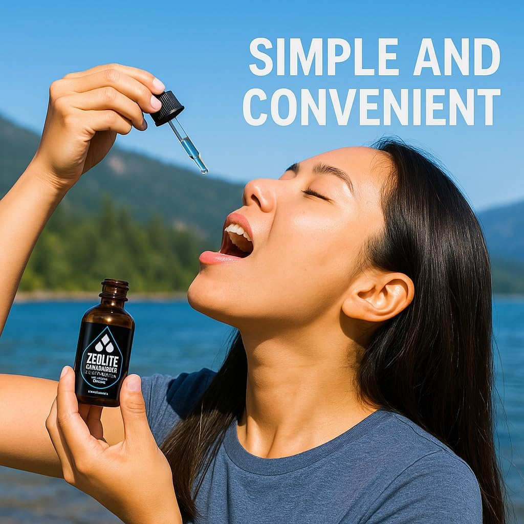 MAYN Zeolite Drops with DHQ &ndash; Naturally Sourced Mineral Blend for Everyday Wellness &ndash; Vegan, Alcohol-Free &ndash; 30Ml