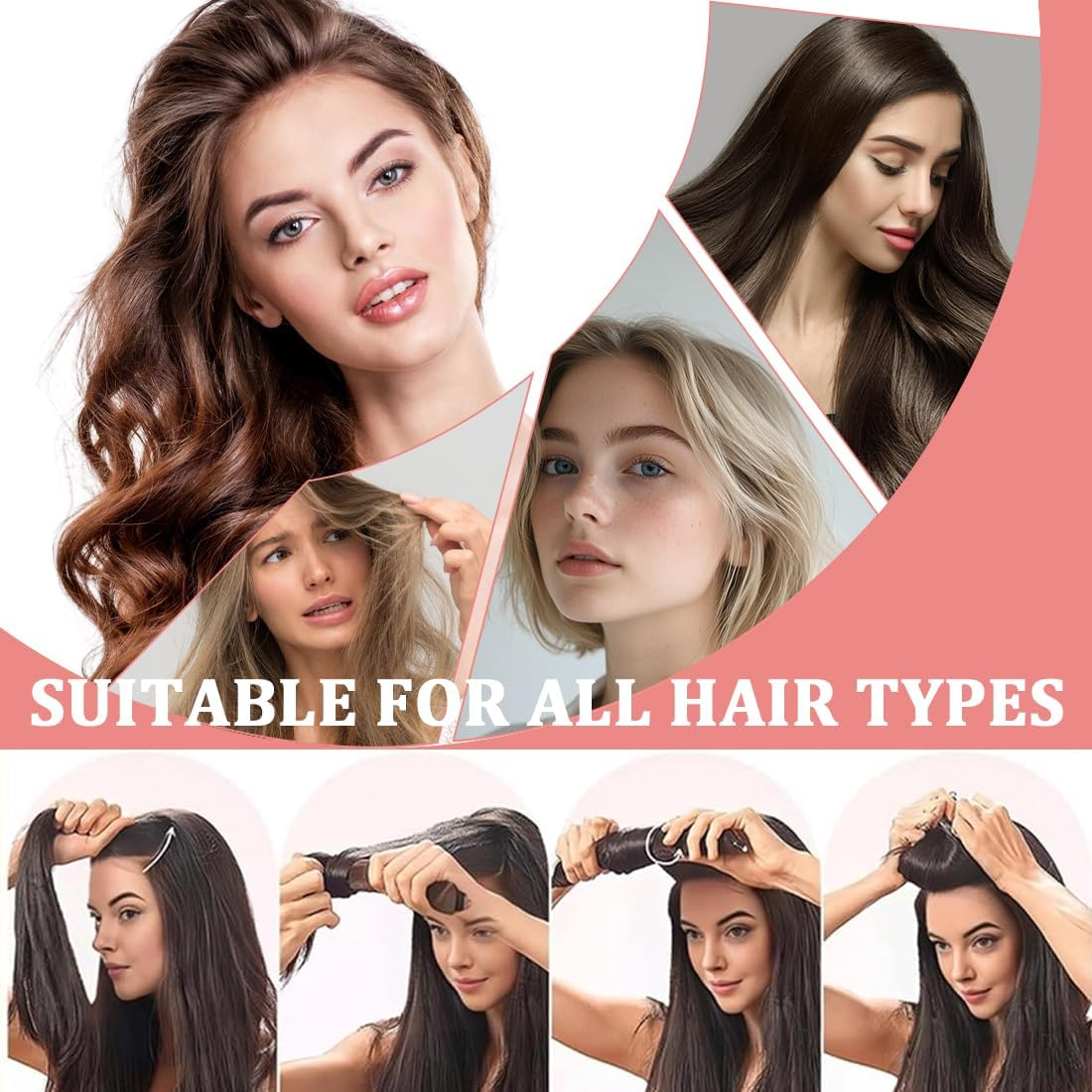 Set of 3 Heat-Free Hair Rollers, Brown, Curlers Overnight with Hooks, Heatless Curls Set, Soft Velvet, Curlers Heatless Curls for All Hair Types image number 4