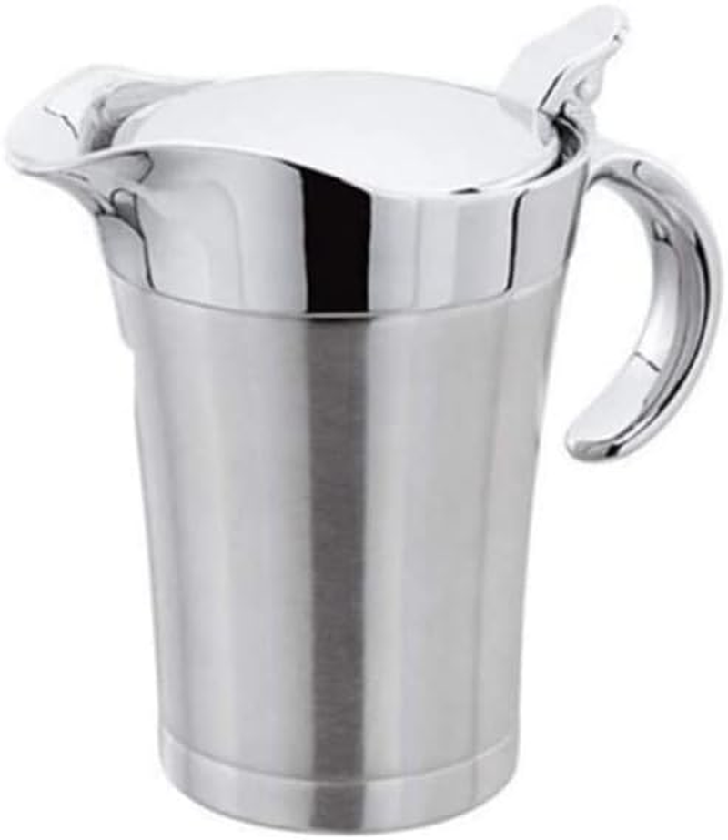 750Ml Gravy Boat Stainless Steel Body &ndash; Double Insulated Jug Ideal for Gravy, Custard & Cream image number 4