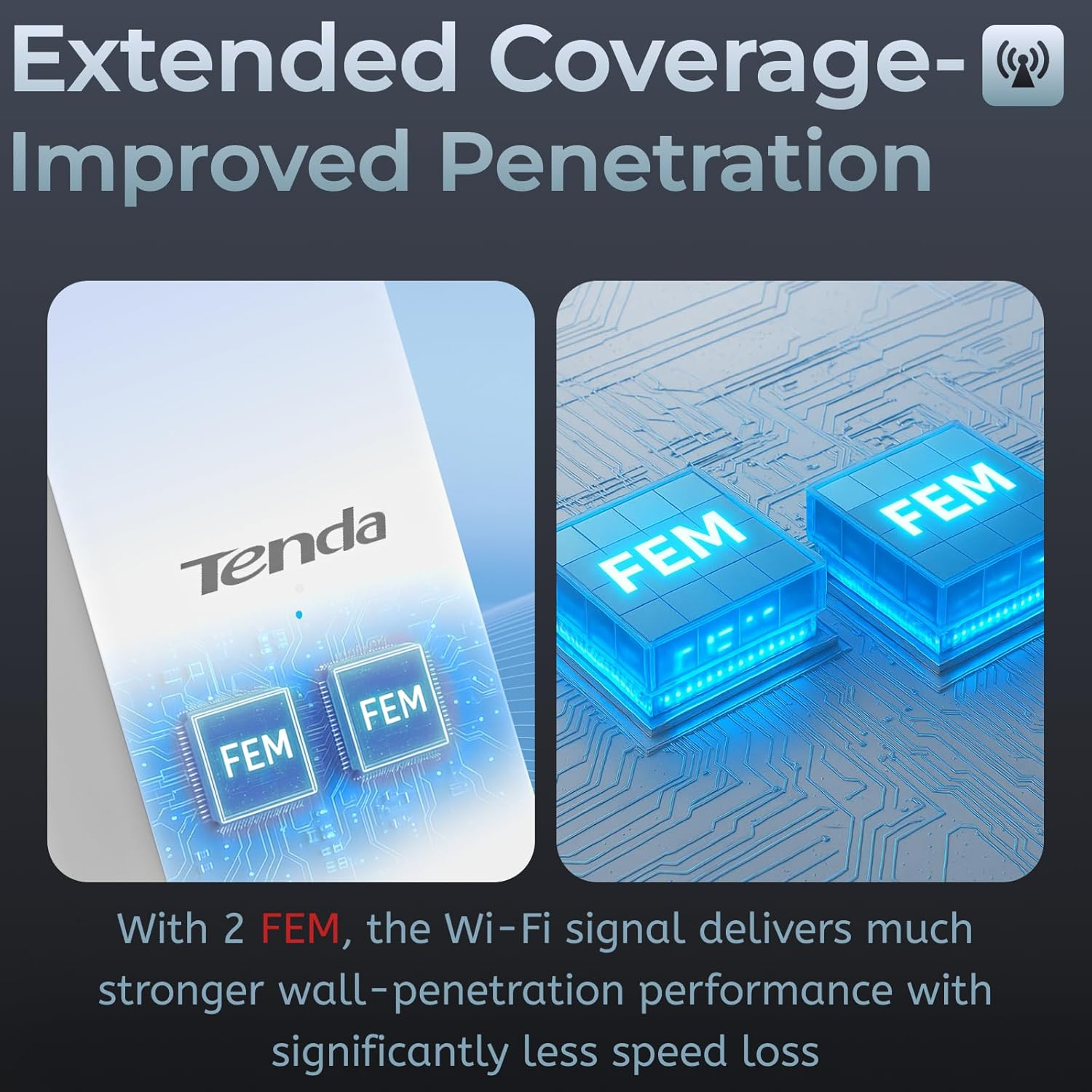 Tenda Wifi Range Extender AC1200, Covers up to 1300 Sq.Ft and 23 Devices, Dual-Band867Mbps 5Ghz/300Mbps 2.4Ghz, Wifi Booster Suitable for Every House, One Ethernet Port(A18 V4.0) image number 6