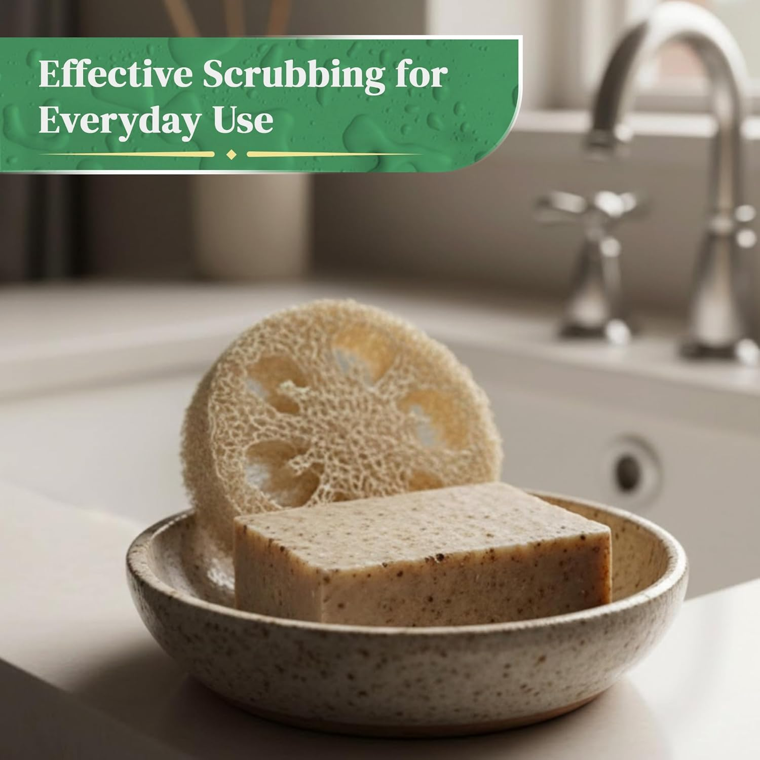 Natural Loofah Slices for Soap Making (20 Pack) - Organic Loufa Slices Cuts - Loofah Bulk - Soap Making Supplies - Natural Luffa Soap Making image number 4