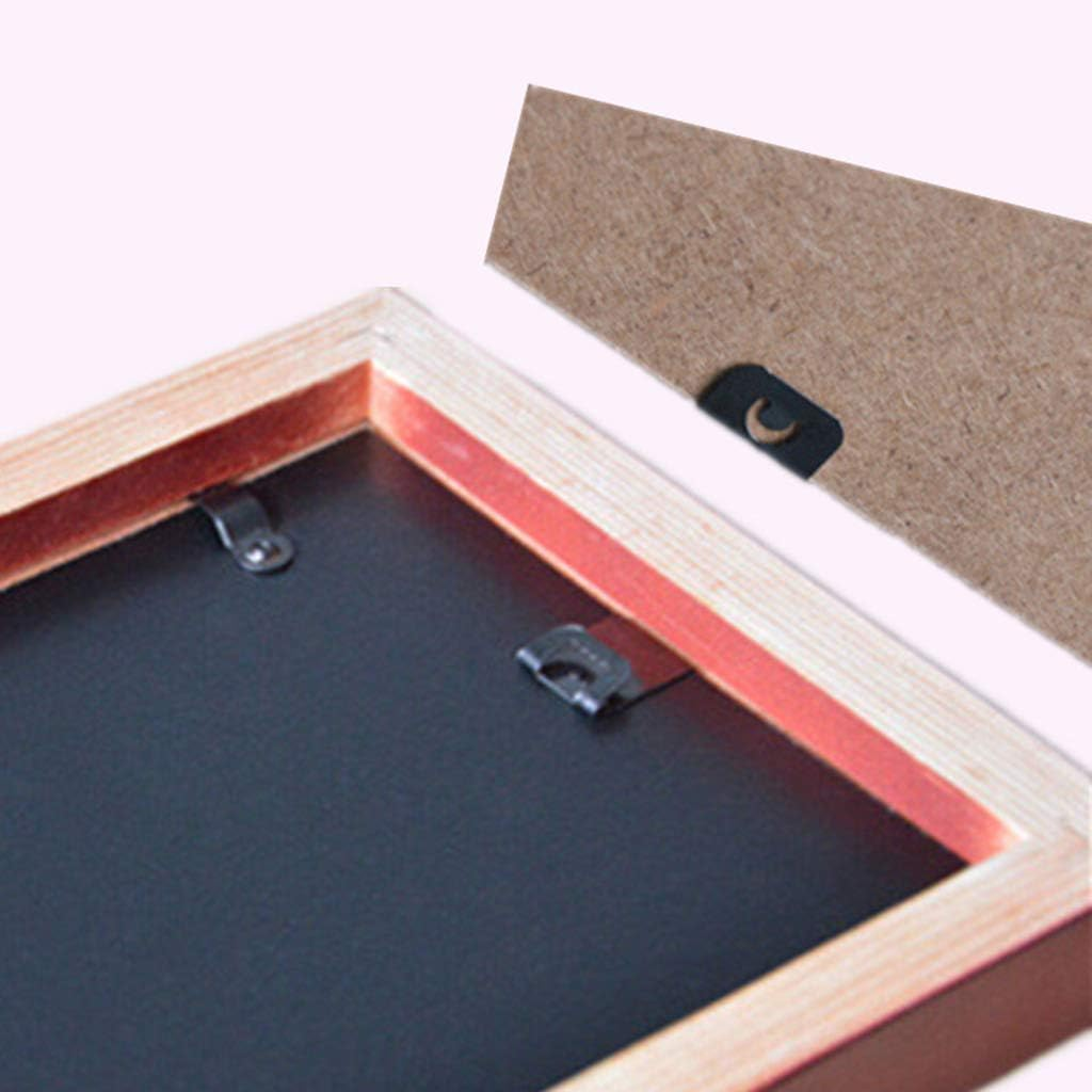 Limcryspp 100PCS Shaped Photo Album Frame Metal，Photo Frames Hanger Hooks for Home Office Wall Mount Album image number 5