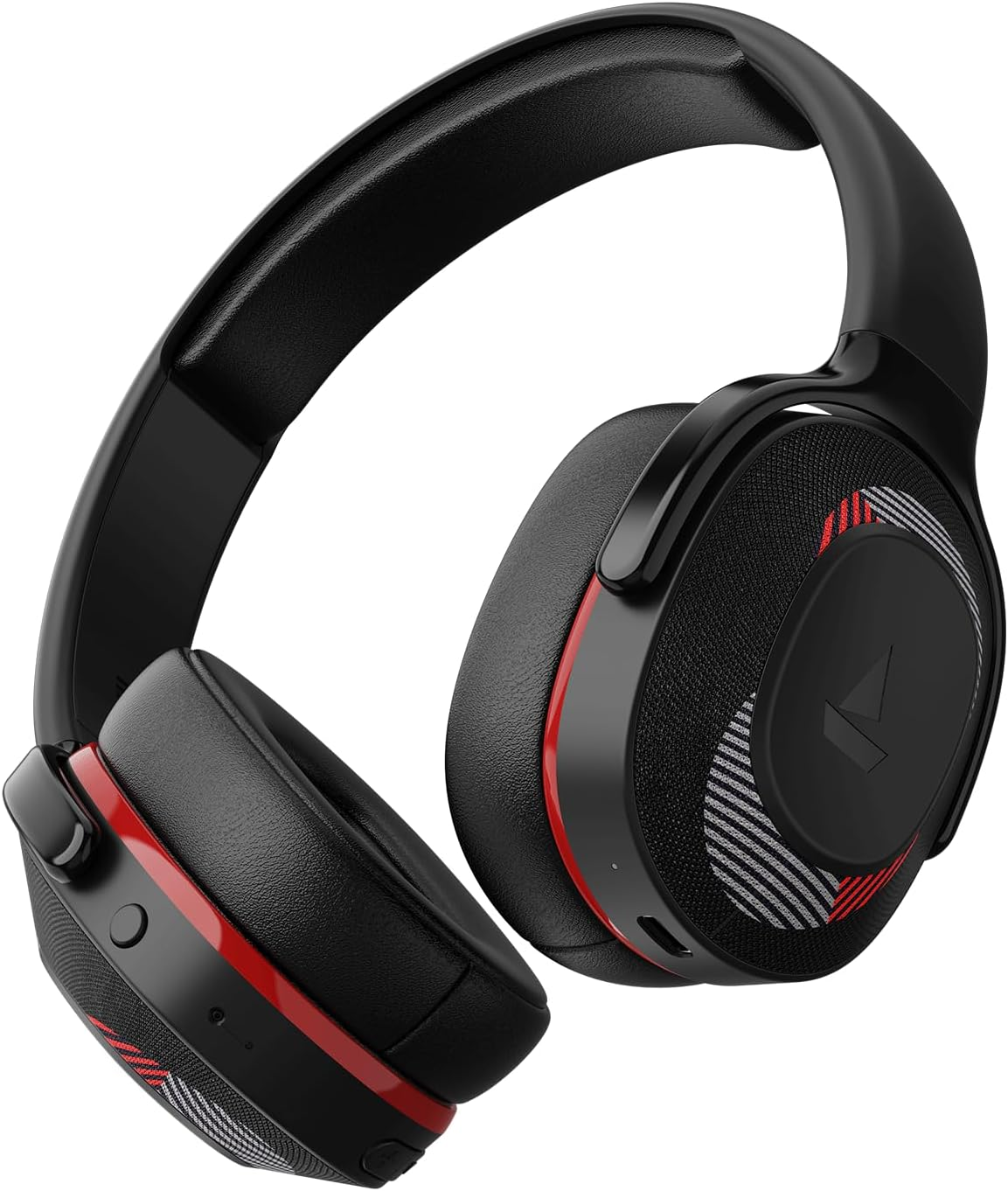 Boat Rockerz 425 Bluetooth Wireless on Ear Headphones Signature Sound, Enx Tech, ASAP Charge, 25H Playtime, Bluetooth V5.2, Dual Pairing with Mic(Fiery Red) image number 5