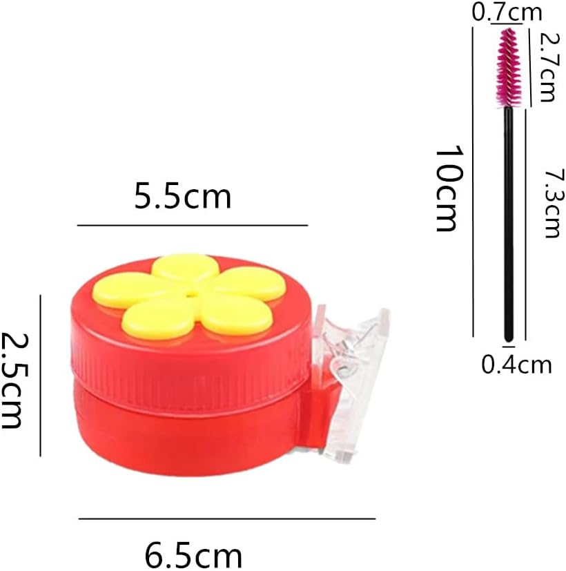 Handheld Hummingbird Feeders with Clips,Granmagazz 2Pcs Mini Handheld Window Feeder, Hand Hummingbird Feeders, Hummingbird Feeder Handheld with Cleaning Brush for Outdoor Supplies image number 4