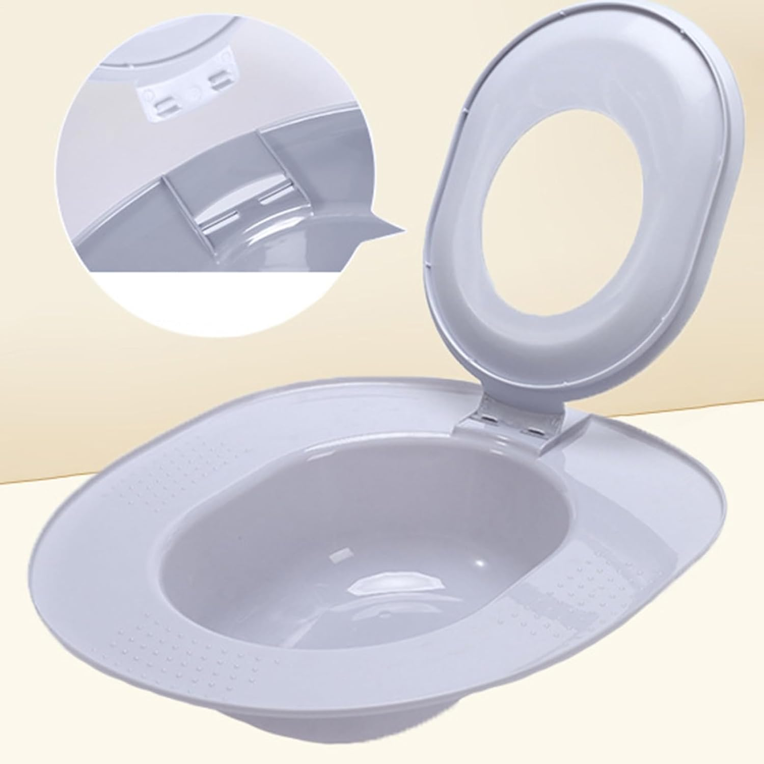 Bomefoi Cat Toilet Seat,Cat Toilet Training Kit - Portable Safe Urinal Potty Reusable Removable for Kitten Pet Travel Home RV - Purple image number 2