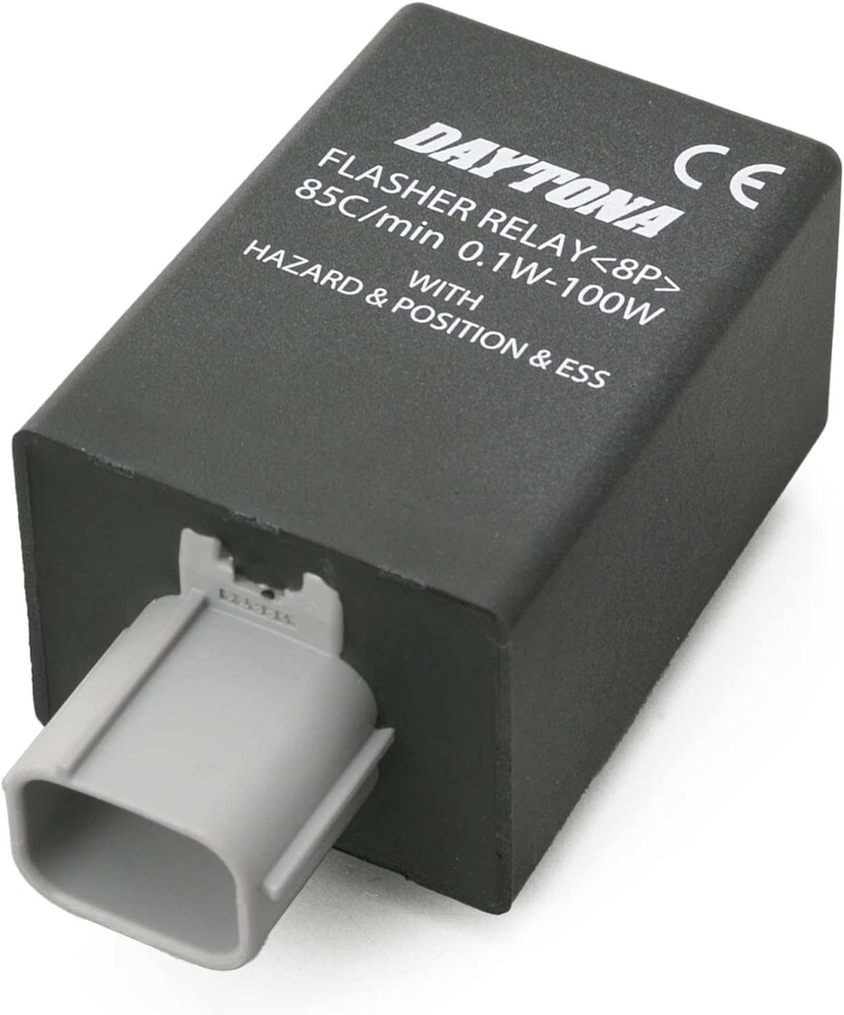 Daytona 94937 Motorcycle Turn Signal Relay, LED Compatible, Honda 4 Pin (0.1W - 100W) Black image number 2