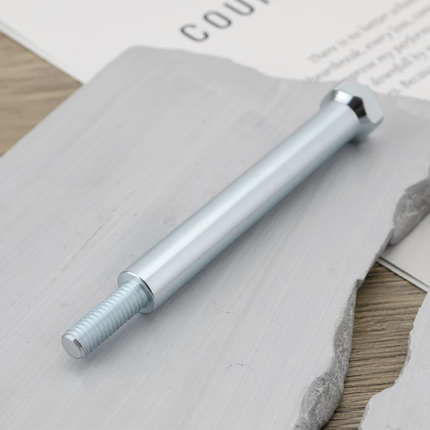 2Pcs Lawn Mower Screws Engine Bolts 796496-2 Compatible with Briggs & Stratton 5.5X16X94Mm Silver image number 2