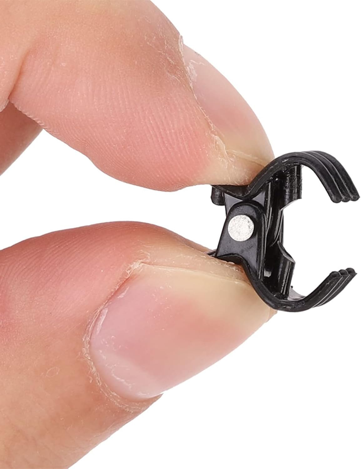 Joyzan Mini Hair Claw Clips, Tiny Black Hairpin Plastic Hair Claws Pins Jaw Clamps Clip Strong Hold Matte Easily Pulling up Your Hair Pain Free Non Slip Decroation Buns Gifts for Women and Girls 100PC image number 1