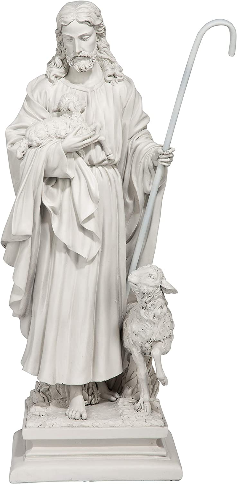 Jesus the Good Shepherd Garden Statue Size: Large image number 3