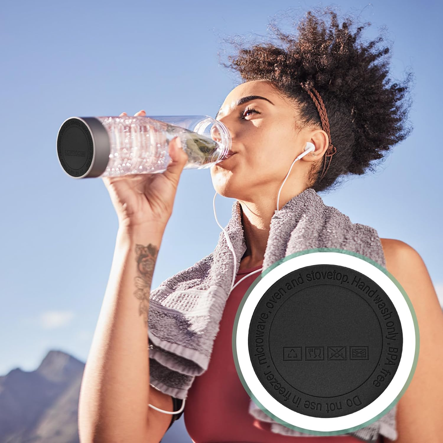 Binxus 30Pcs Rubber Bottoms for Sublimation Tumblers, Protective anti Slip Silicone Bottoms with Adhesive for Tumbler for Skinny Tumblers, Wine Glasses Jars (Black) image number 4