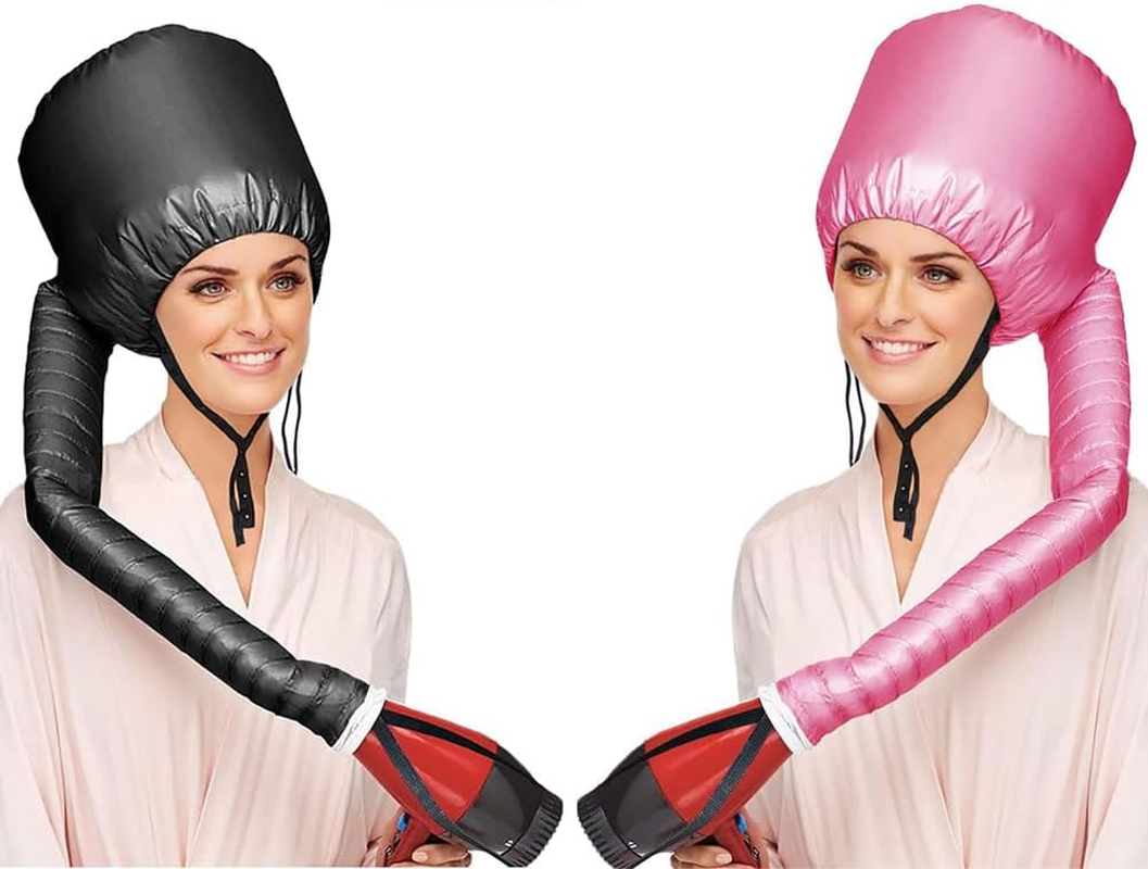 HHWRT Hair Dryer Cap, 2 Pcs Hair Dryer Bonnet, Hair Hood Dryers and Blow Dryer Attachment for Home Use, up Drying Time, Hair Dryers Cap Perfect for Speedy Drying & Deep Conditioning at Home image number 4