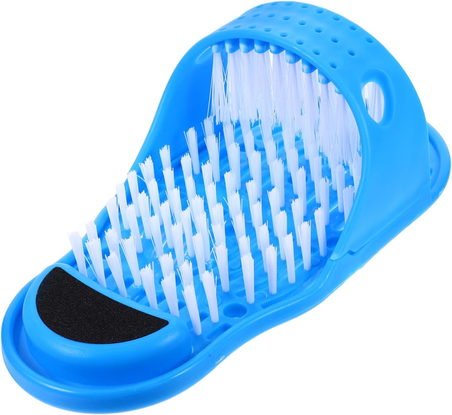 TOVINANNA Lazy Foot Scrubber with Dual Bristles Exfoliating Shower Foot Cleaner for Dead Skin Removal and Relaxing Massage the Bathroom image number 6