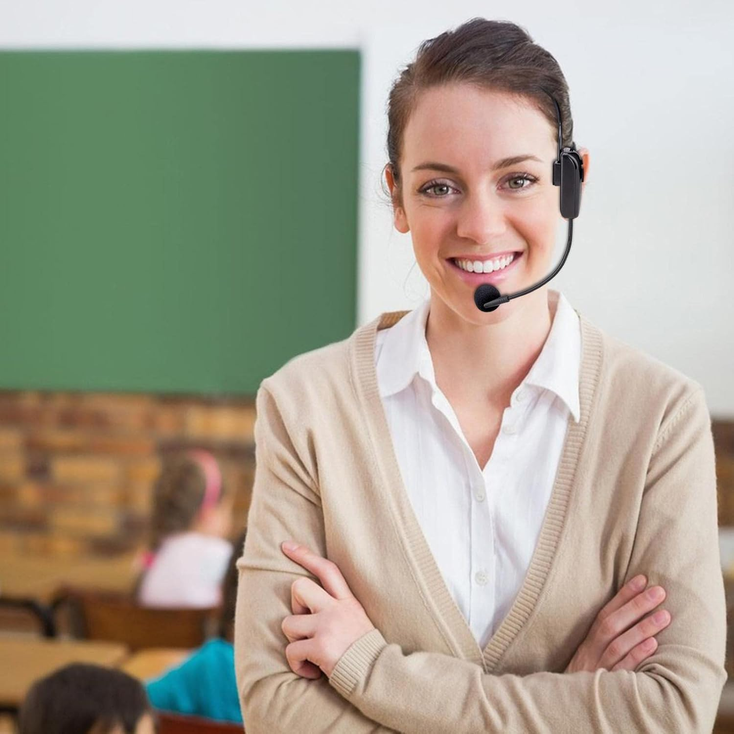 Headset Microphone for Speaking | 2.4G UHF Headset Mic | Wireless Microphone System for Fitness Instructor, Yoga, Teaching, Phone, Laptop, image number 5