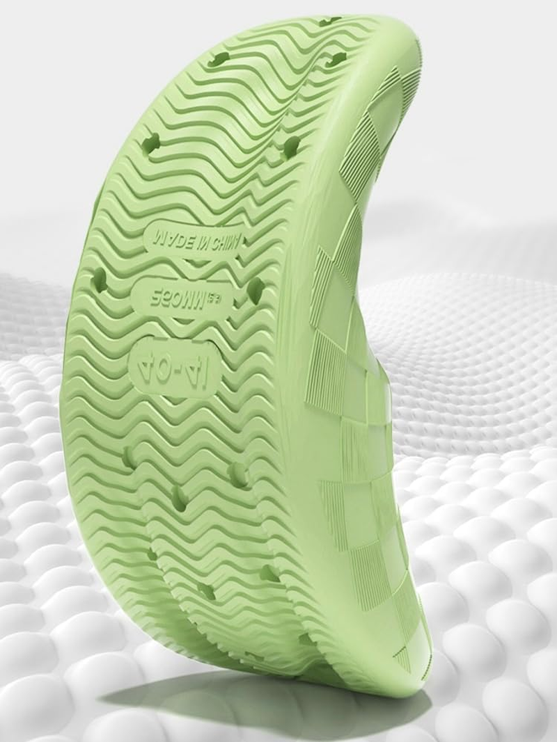 Slippers for Women Cute Anti-Slip EVA Beach Pool Shower Slippers Shoes Checkered Indoor Sandal Slides Cloud Sandals 2025 image number 5