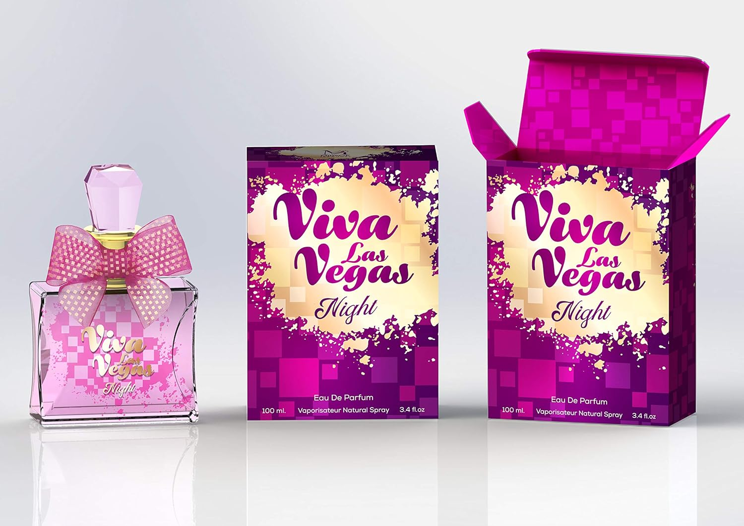 Mirage Brands Viva Vegas Night Eau De Parfum Spray for Women 100 Ml