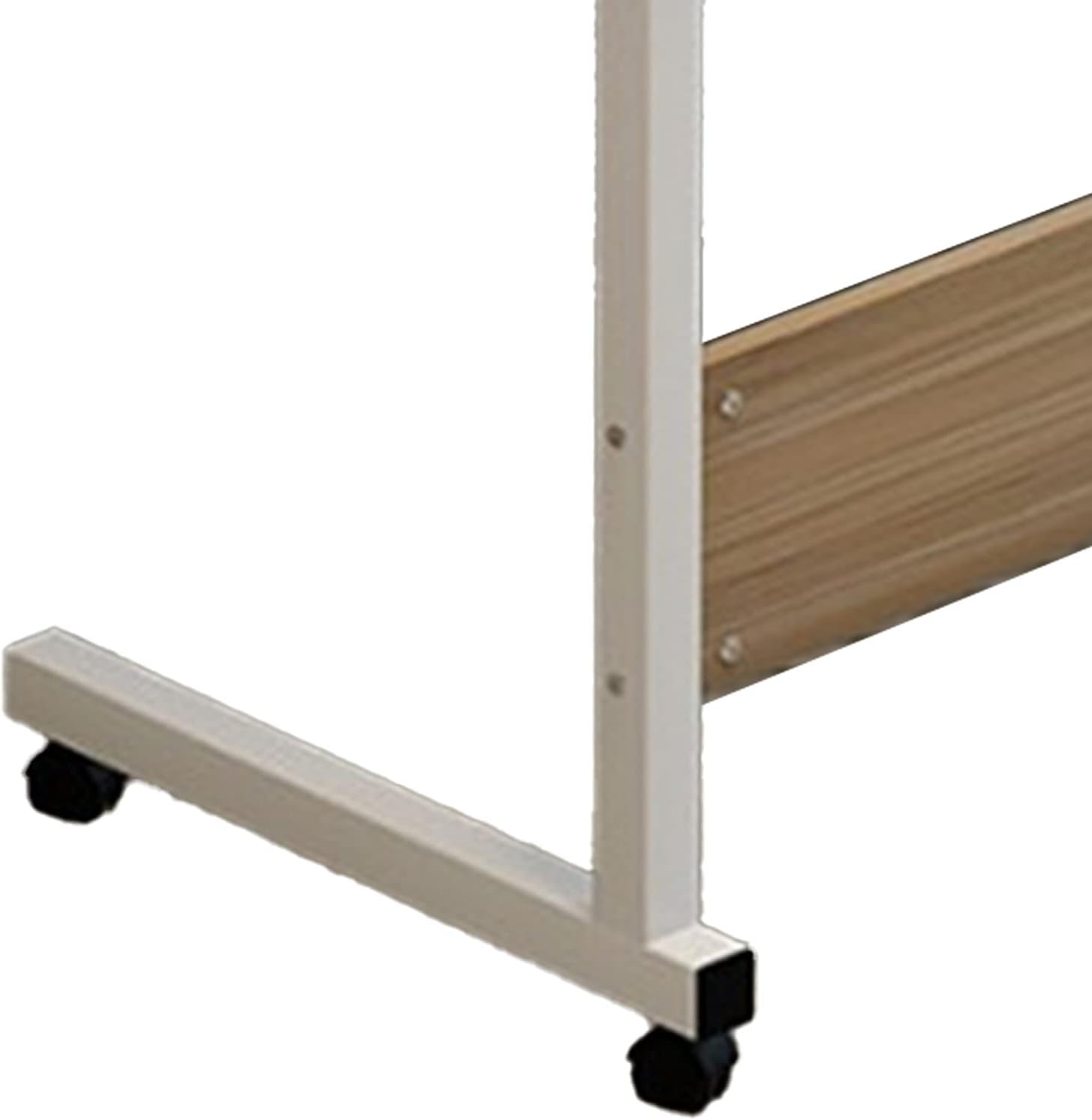 Bedside Laptop Desk, Liftable Bedside Table 60 X 40Cm Space Saving C Shape for Dining Room (Wood Color) image number 3