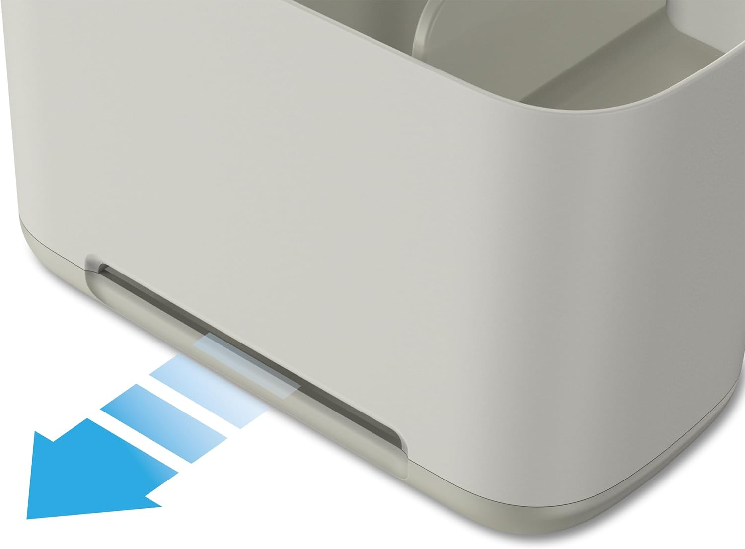 Joseph Joseph Easy-Store - Toothbrush Holder Caddy, Bathroom Storage, Large - Ecru image number 5