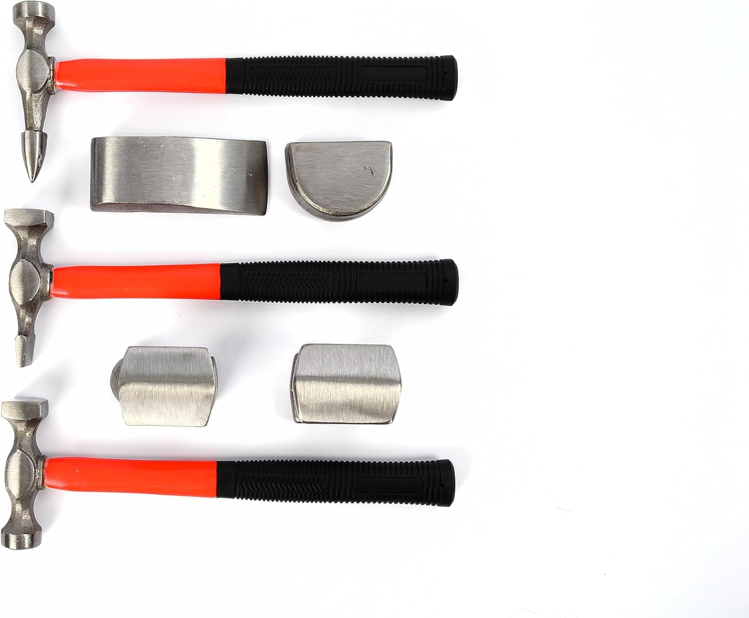 Hilka Tools 12750007 Pro Craft Panel Beating Kit, Silver, Set of 7 Pieces image number 6