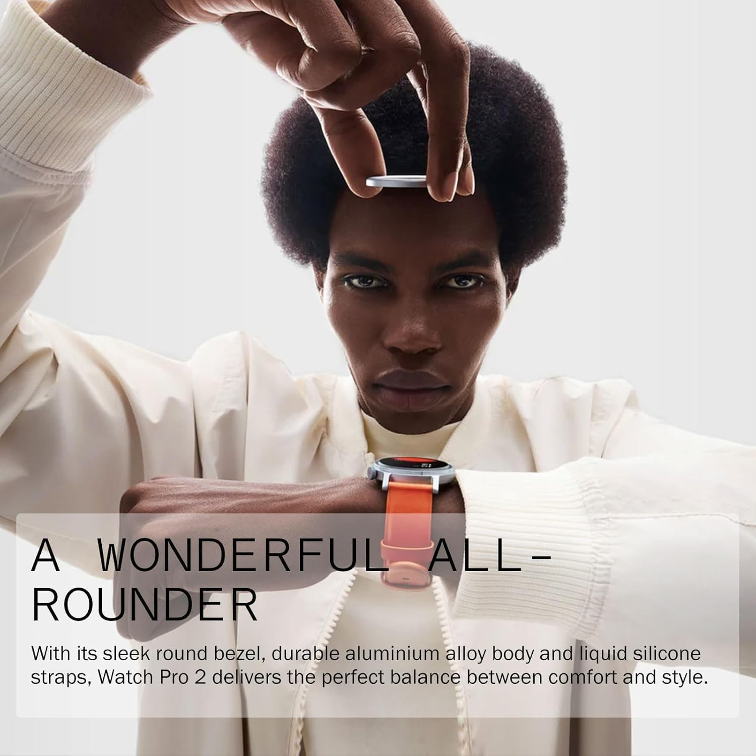 2025 New CMF by Nothing Watch Pro 2 Smartwatch, Fitness Tracker with Heart Rate, Monitoring,120 Sports Model, Bluetooth Calls with AI Noise Reduction, IP68 Waterproof with GPS for Android Ios Ash Grey image number 5