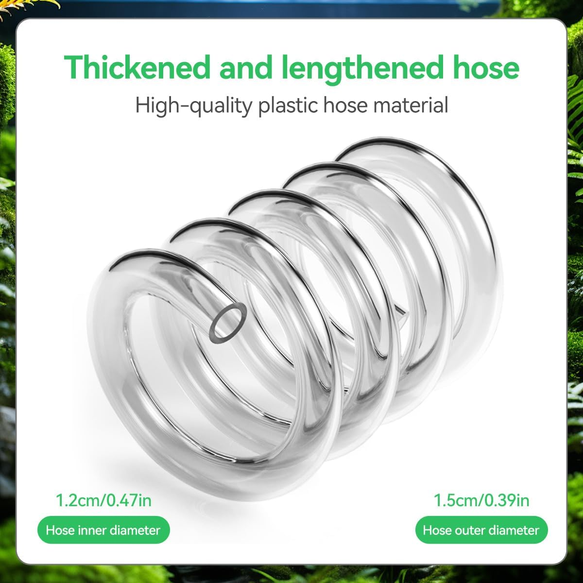 Proxima Direct 2.6M/8.5FT Aquarium Water Changer Gravel Vacuum for Fish Tank Cleaning Tools Siphon Universal Quick Pump Aquarium Water Changing with Accessories image number 5