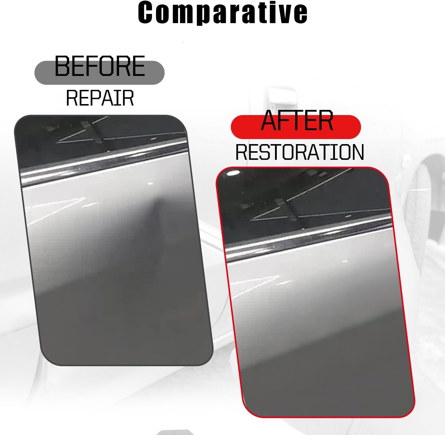 Professional Car Dent Puller Kit Silver T Shape Puller, Universal Tool for Auto Hail Damage Repair, Dent Detach Sheet Suction Cup Puller Repair Kit Non-Destructive Dent Removal (1) image number 4