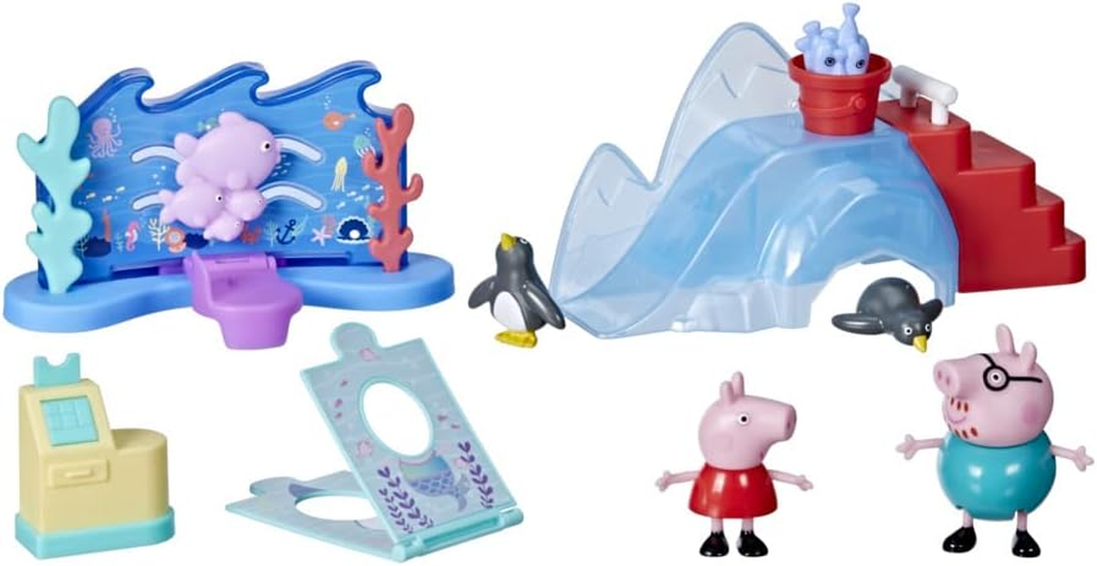 Peppa Pig Peppa&rsquo;S Adventures Peppa&rsquo;S Aquarium Adventure Playset Preschool Toy: Includes 4 Figures and 8 Accessories; for Ages 3 and Up image number 6