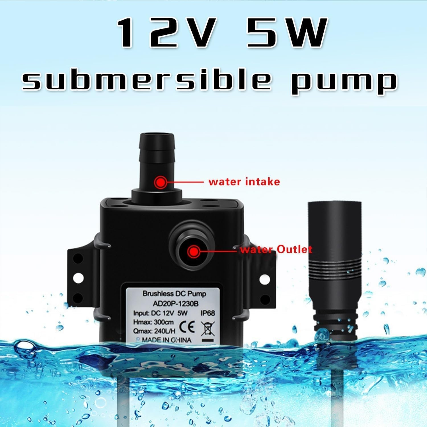 Japanese Garden Decor, 20 Inch Solar Powered Outdoor Bamboo Fountain for Backyard Pond, Zen Landscape Water Features for Desks, Patios and Yards image number 3