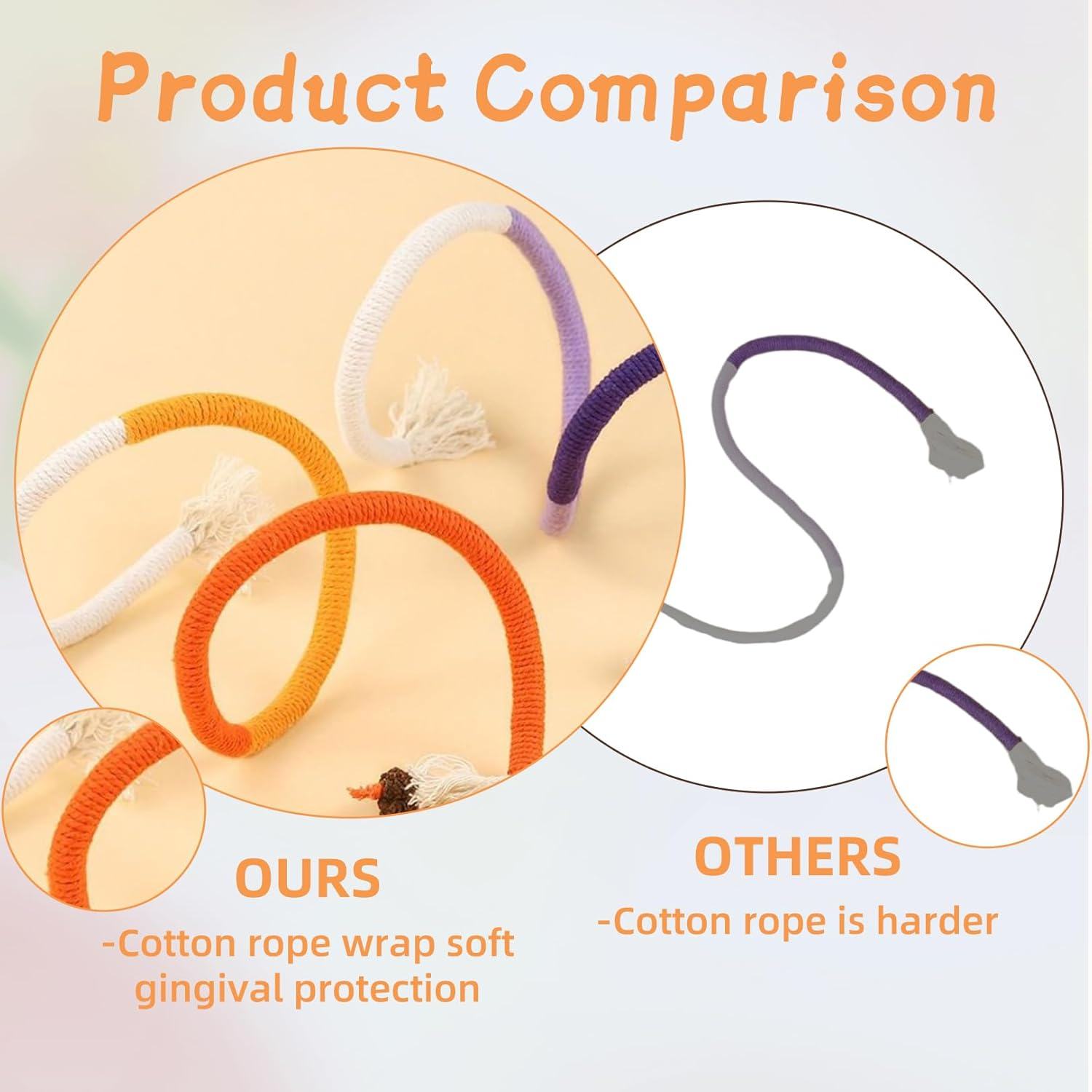 Interactive 70 Cm Catnip Toy, Dental Care and against Bad Breath, Pack of 3 Cat Toys with Katnip for Healthy Teeth, Family-Friendly Paw Hunting Cat Toy with Fur Miracle Mint Bite image number 1